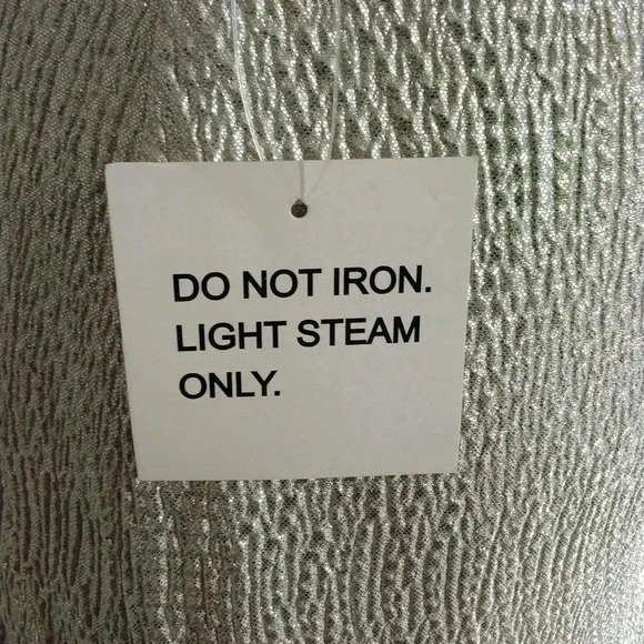 Dessy collection Soho Metallic Column Gown nwot size 12 Regular - Picture 15 of 17